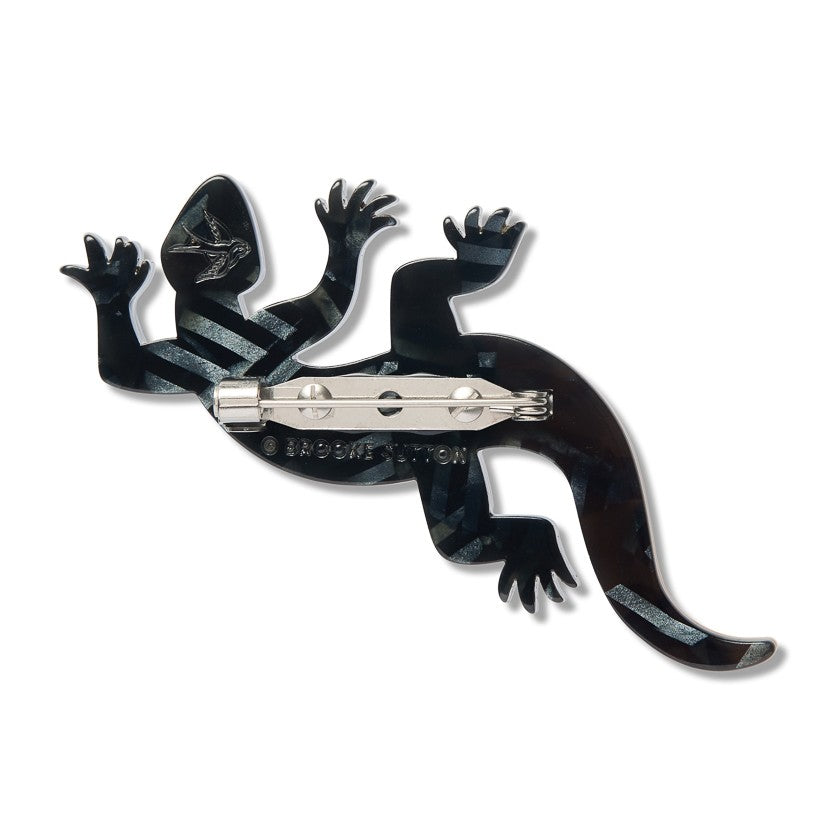 Brooke Sutton  Jurutu (Lizard)  Brooch