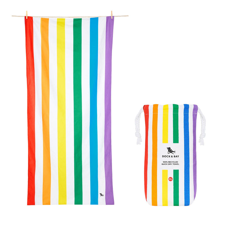Dock and Bay Quick Dry Towel - Rainbow Skies