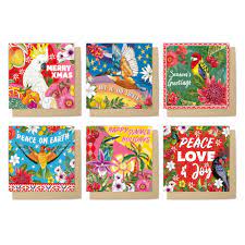 Tropicana Australiana Christmas Card Pack CR-LL35