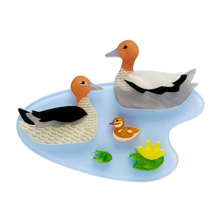 Erstwilder Ducks and Drakes Brosche
