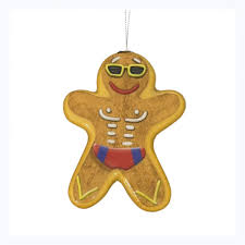 Christmas Ornament Gingerbread Dad OF-LL40