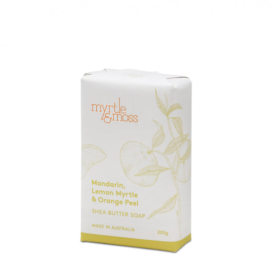 Myrtle and Moss Soap Mandarin Lemon Myrtle and Orange Peel
