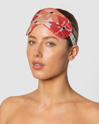 Eye Mask - Poppy Rosso
