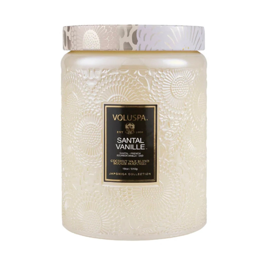 Voluspa Santal Vanille Kerze Verschiedene Größen