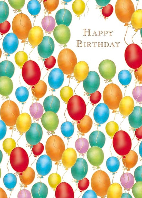 Mac Classic Balloons Birthday Mini Card 5952