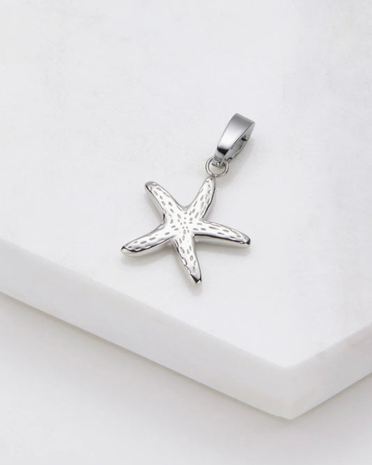 Starfish Charm Silver