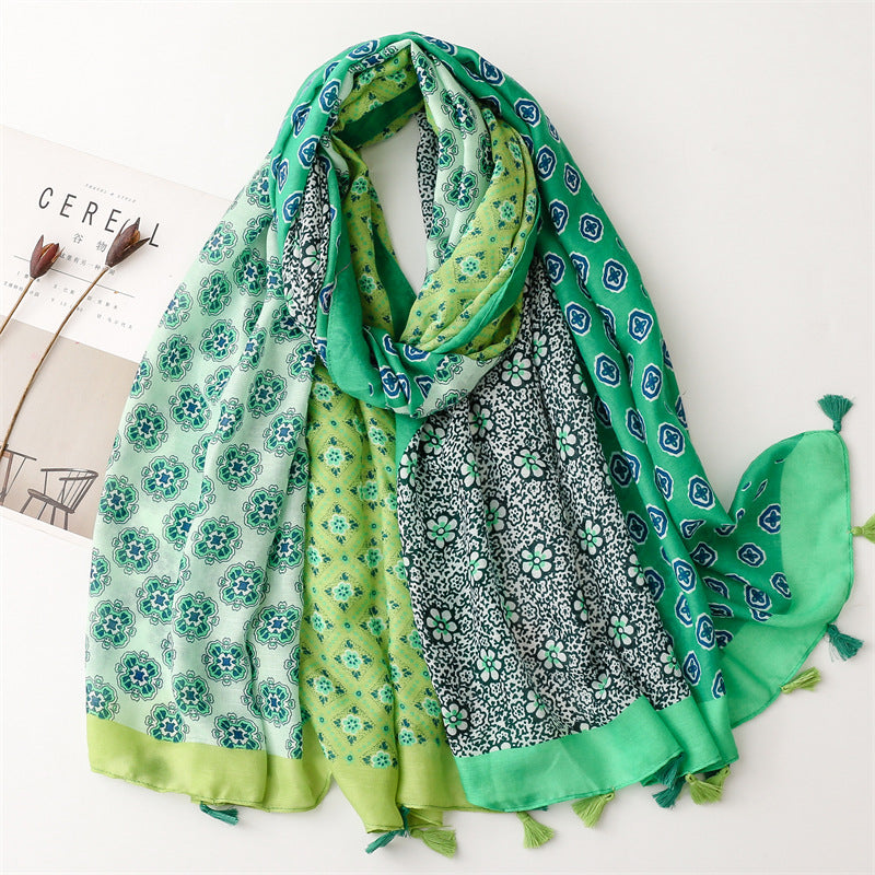 Vera May Baumwollschal - Verschiedene Designs