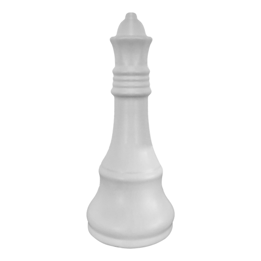 White Ceramic Queen Chess Piece