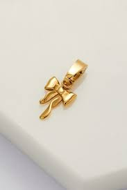Bow Charm Gold