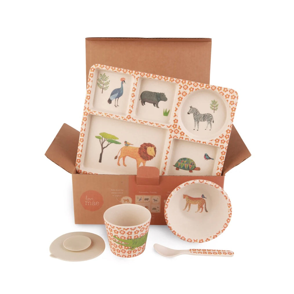 Divided Plate Set - On Safari
