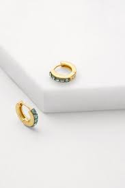 Darcy Huggie Sea Earrings