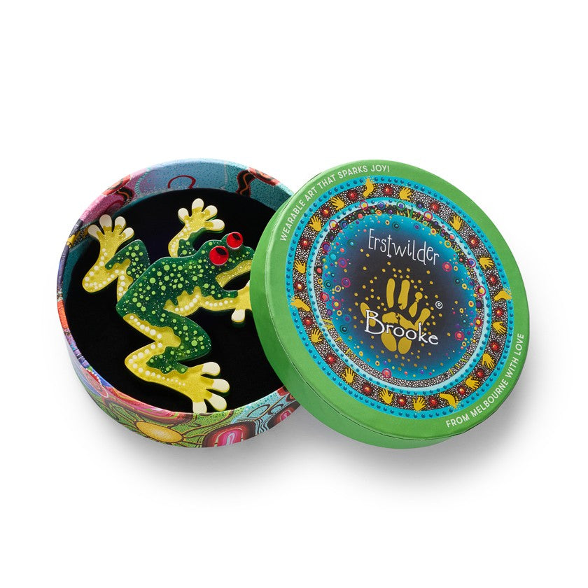 Brooke Sutton Tjawan Ritjinguthinha (Frog) Brooch