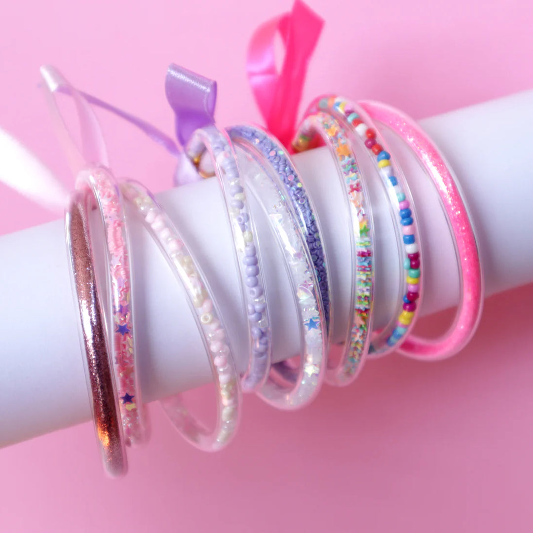 Lauren Hinkley Purple Glitter Bracelets