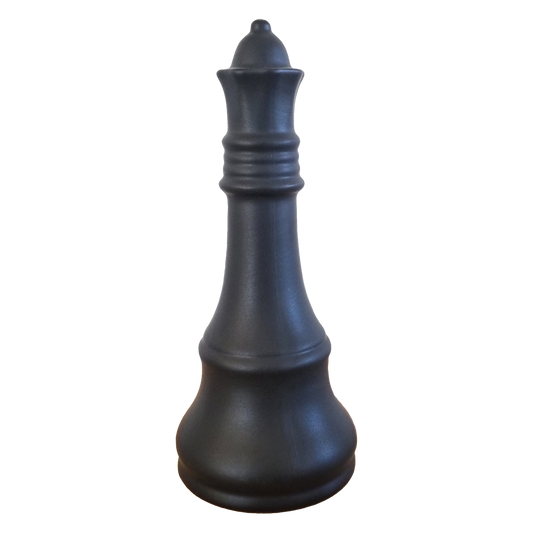 Black Ceramic Queen Chess Piece