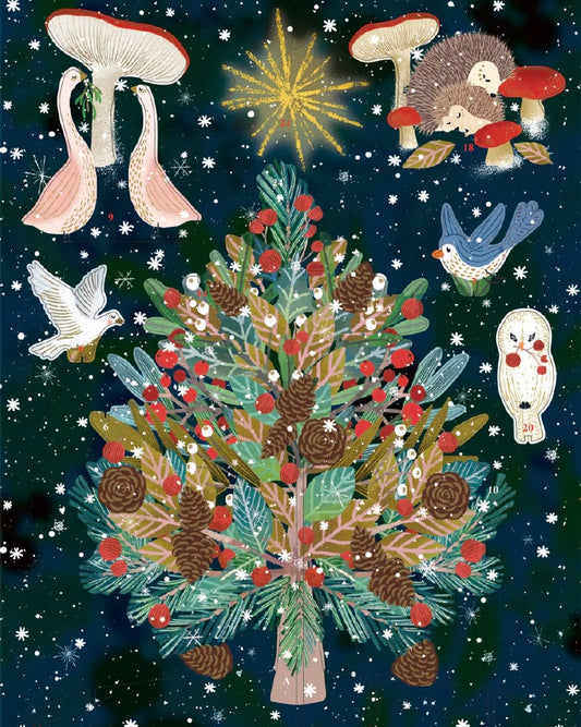 Beneath the Tree Festive Pop & Slot 3D Advent Calendar