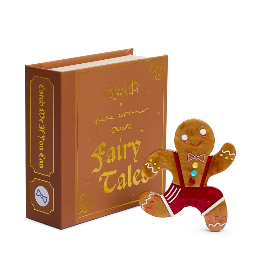 Brosche "Catch Me If You Can" von Erstwilder X Pete Cromer