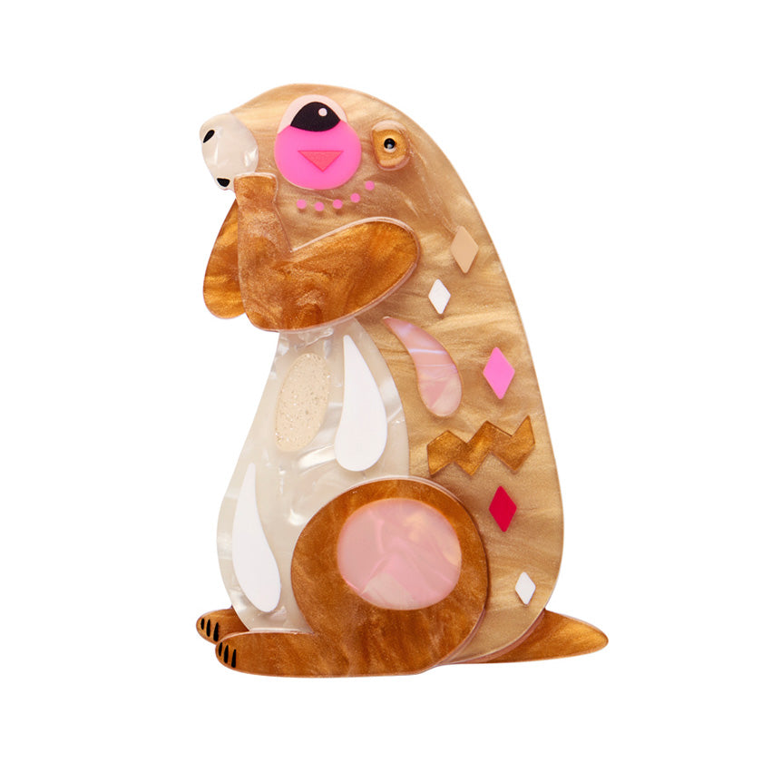 Pete Cromer The Prudent Prairie Dog Brooch