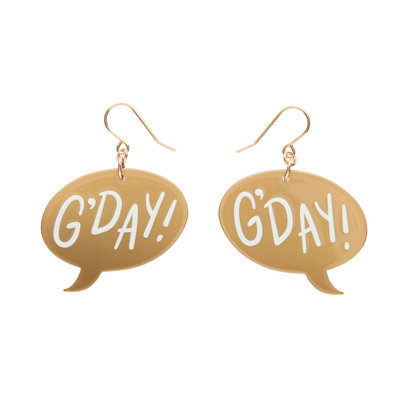G’DAY Drop Earrings Gold