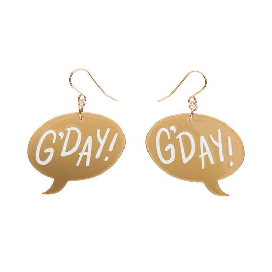 G’DAY Drop Earrings Gold