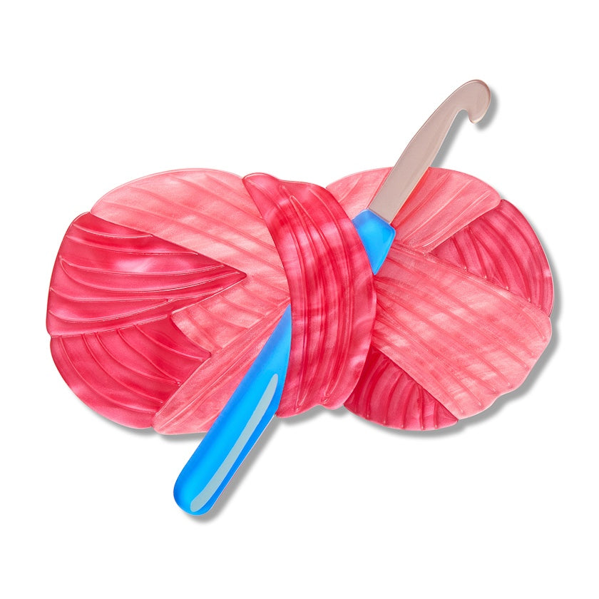 Erstwilder Hooked on Crochet Brooch