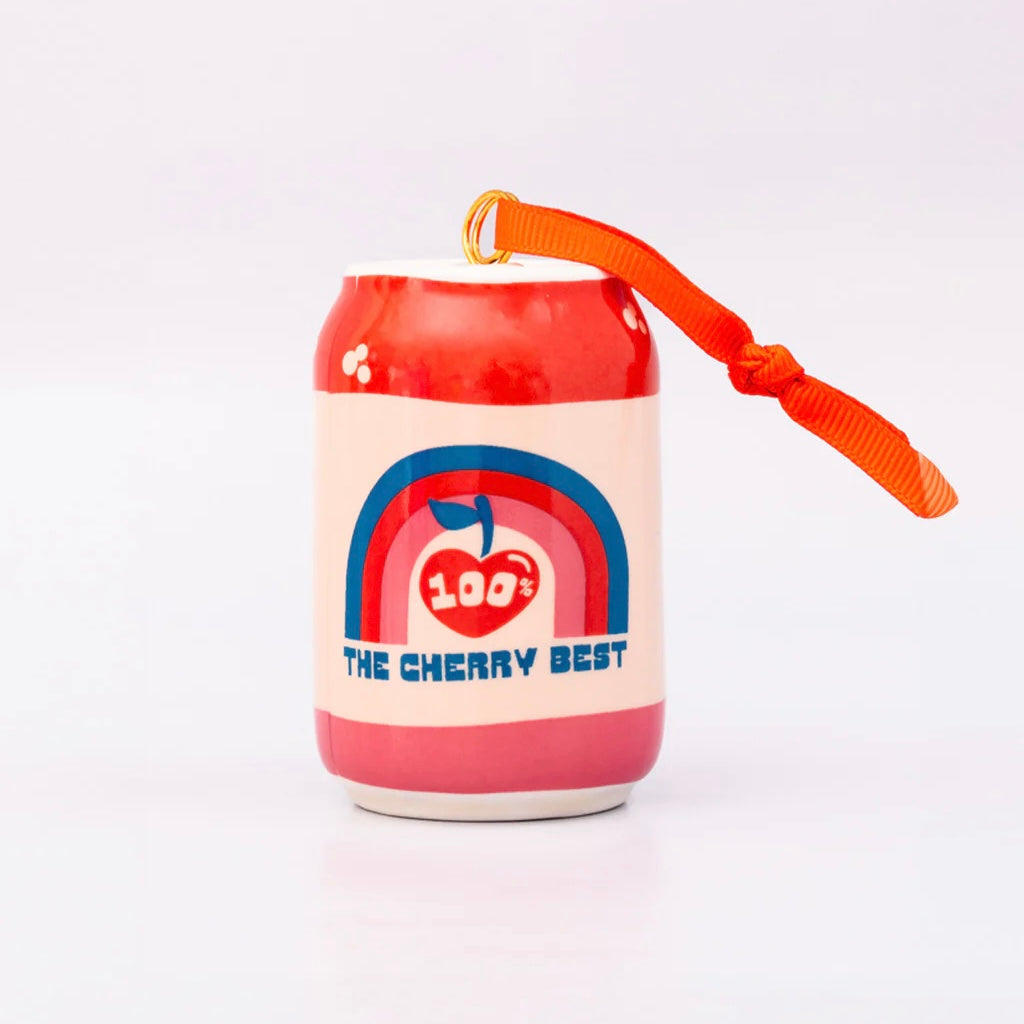 ban.do Lucky Cherry Soda Ornament