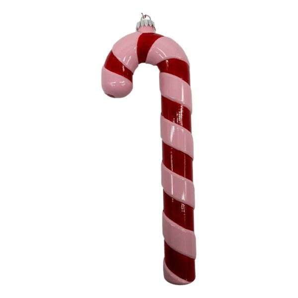 ZUCKERSTANGE ROSA ROT HÄNGENDER SCHMUCK