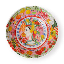 Melamine Salad Bowl - Italian Summer