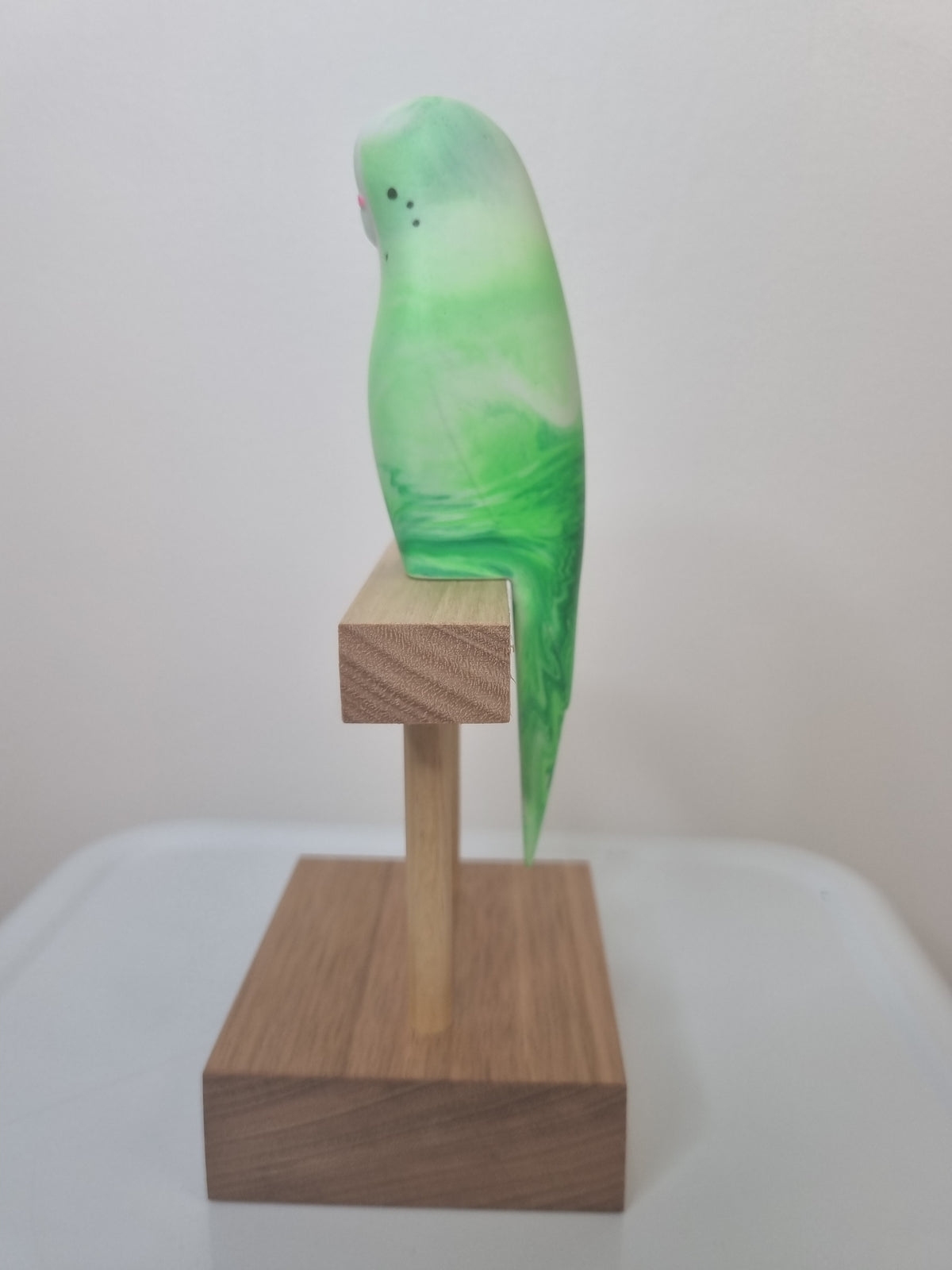 G002 Resin Budgie - Green