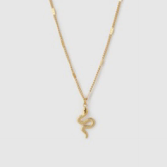 Boa Gold Necklace by Arms of Eve