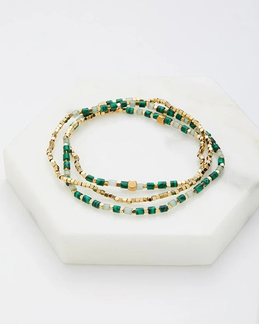 Ophelia Wrap Bracelet Jade