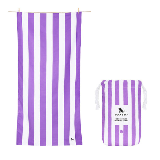 Dock and Bay Quick Dry Towel XL - Brighton Purple