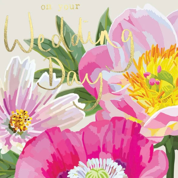Sarah Kelleher Hochzeitstag Sommerblumen Karte