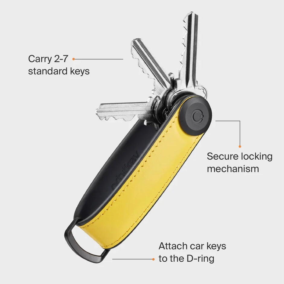 Orbitkey Key Organiser Leather Hybrid - Various Colours