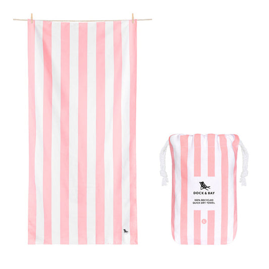 Dock and Bay Quick Dry Towel - Malibu Pink