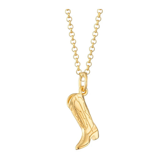 Scream Pretty Cowboy Boot Necklace