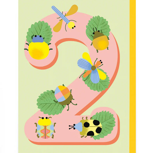 Age 2 Bugs Card