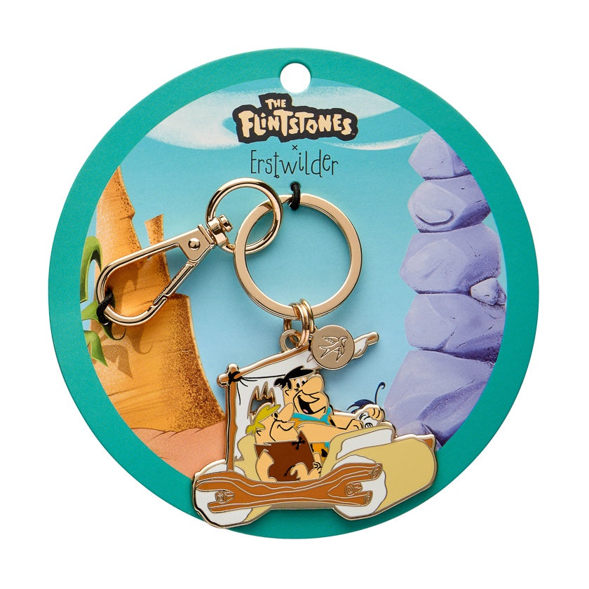 Erstwilder The Flintmobile Enamel Key Ring