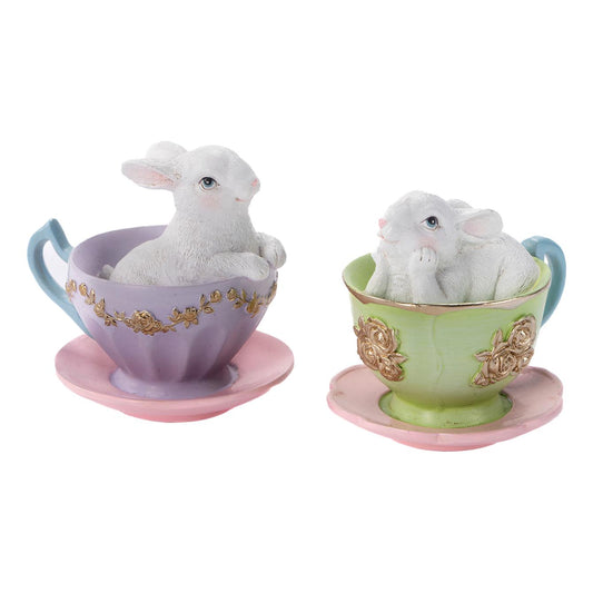 Luxe Pastel Tea Cups Assorted