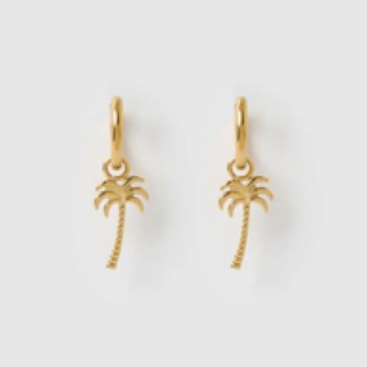 Gold Palm Springs Hoops by Arms of Eve