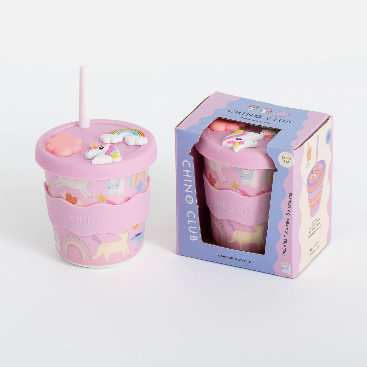 Chino Club Unicorn Charm Cup 8oz