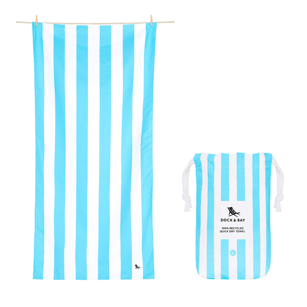 Dock and Bay Quick Dry Towel - Tulum Blue