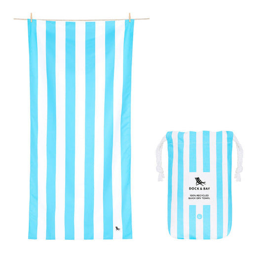 Dock and Bay Quick Dry Towel - Tulum Blue