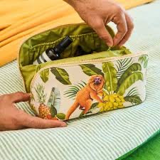 Kulturbeutel mit brasilianischem Sommermuster