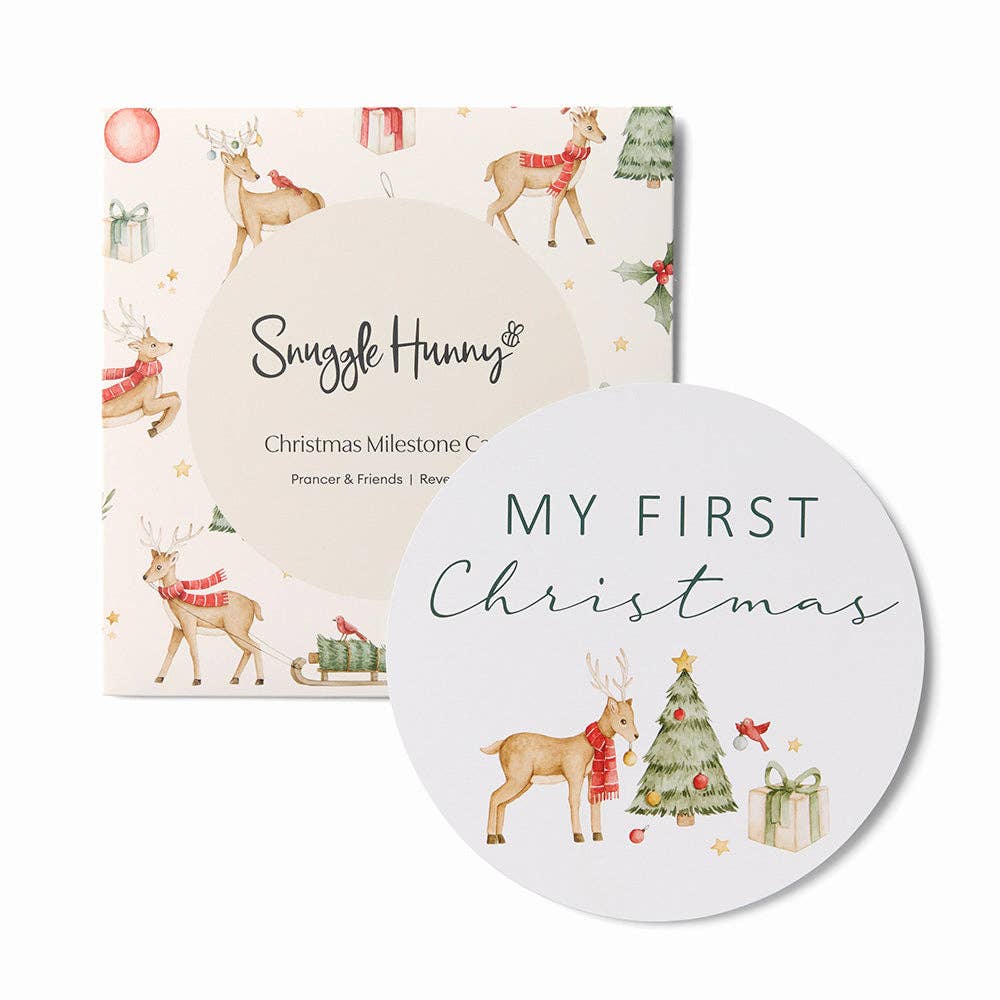 Prancer & Friends Reversible Single Milestone Card