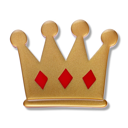 Erstwilder x Pete Cromer Crown Simplified Mini Brooch