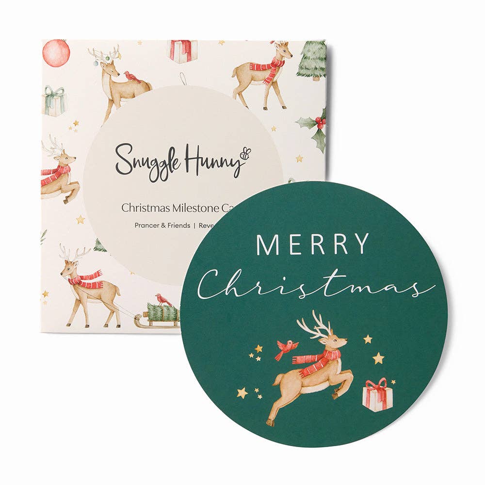 Prancer & Friends Reversible Single Milestone Card