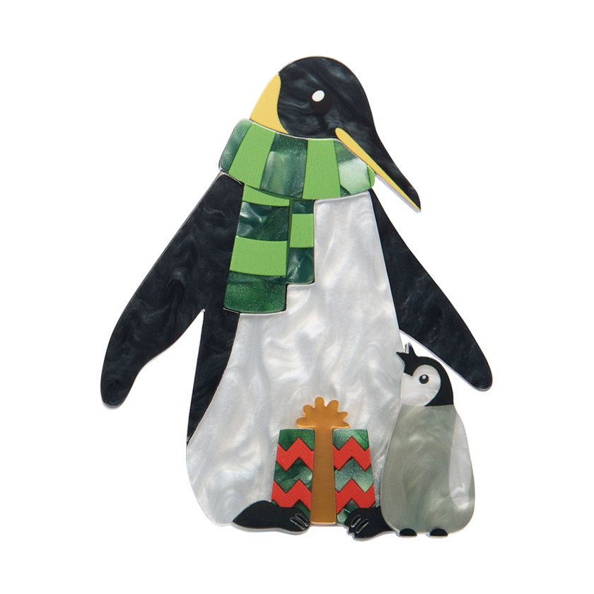 Erstwilder Paddy & Pip die Pinguine Brosche