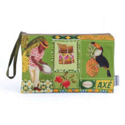Clutch Purse Brazilian Summer Grid