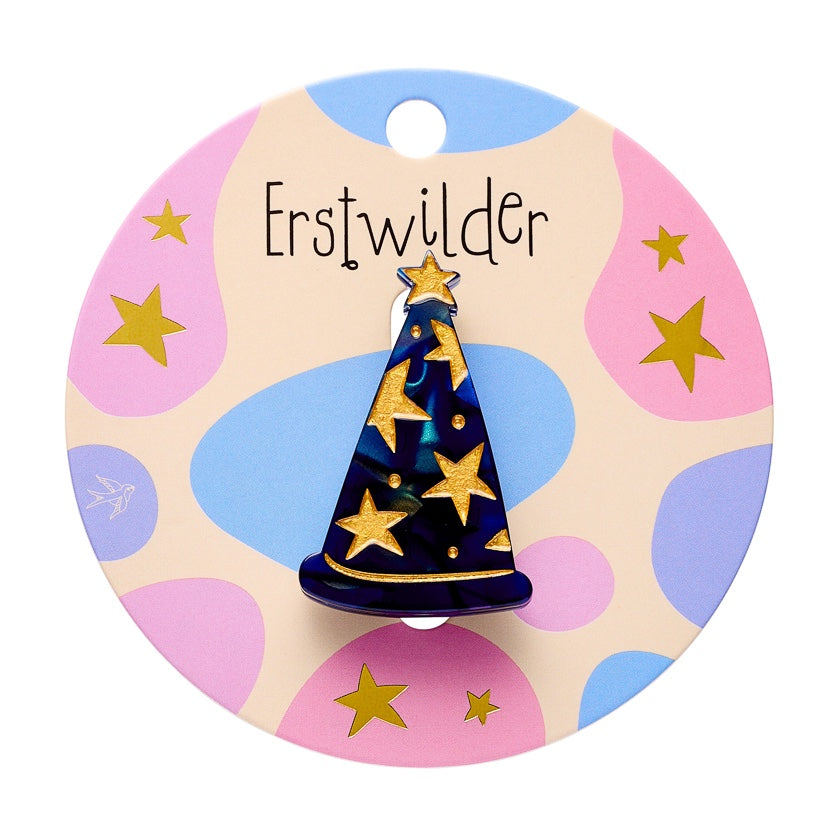 Erstwilder X Pete Cromer Wizard Hat Simplified Mini Brooch