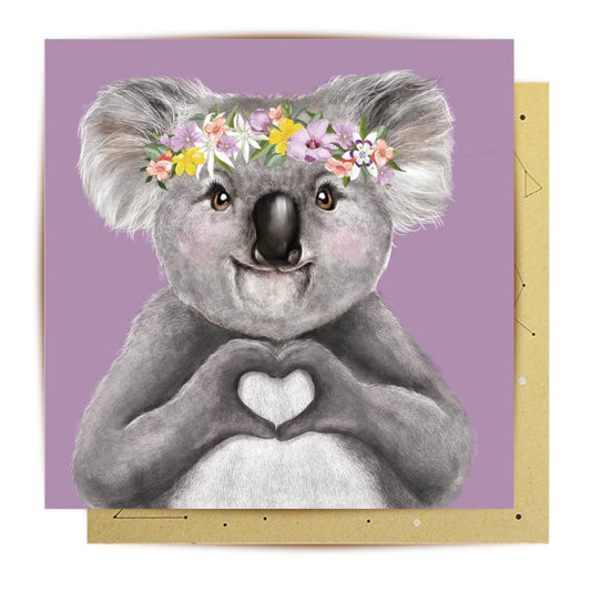 Herz-Koala-Mädchen FC-LL1141